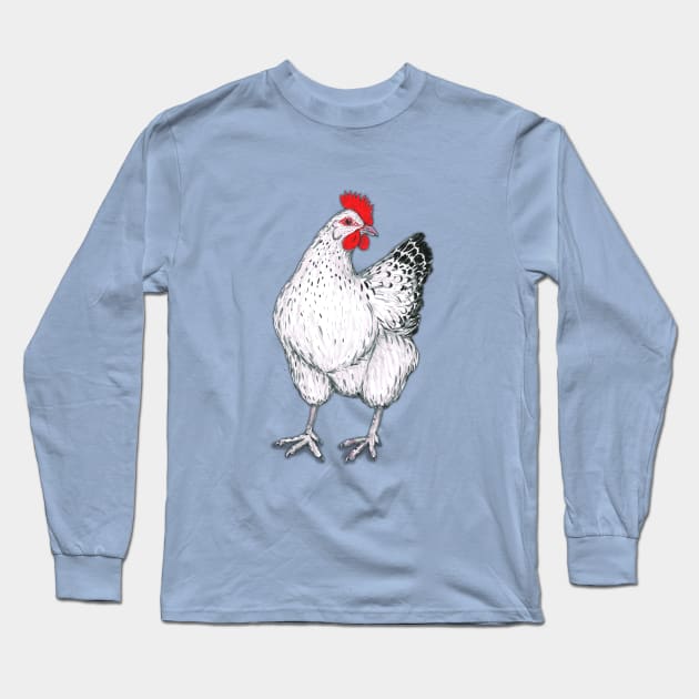 Chicken Long Sleeve T-Shirt by Bwiselizzy